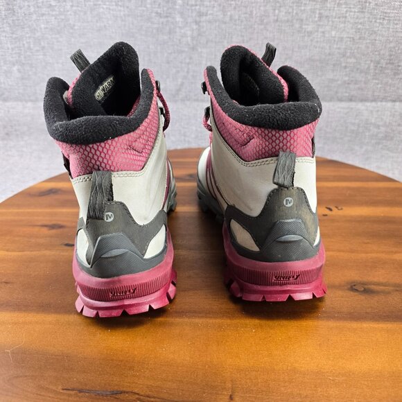 Merrell Womens Performance‎ Hiking Bootsgret red Size 7 Ash - Picture 11 of 15